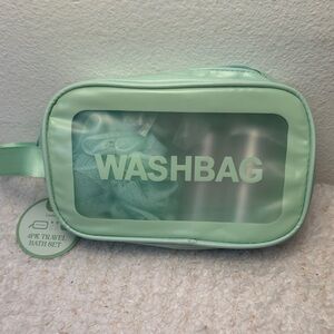 Mint Green Travel‎ bath Wash Bag